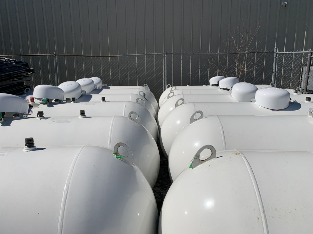 Propane Tank Install for Stand By Generators